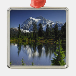 Mount Baker-Snoqualmie National Forest Metal Tree Decoration