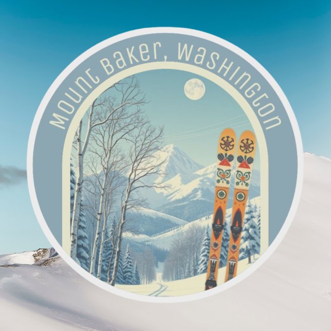 Mount Baker Washington Cascades ski souvenir  (Creator Uploaded)