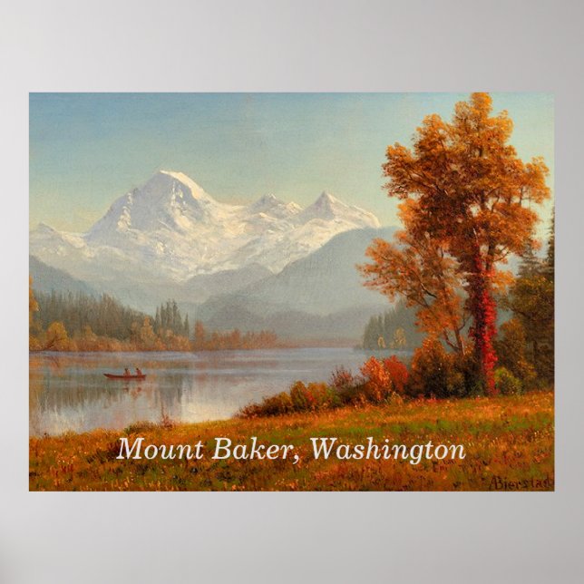 Mount Baker, Washington, fine art, Poster (Front)