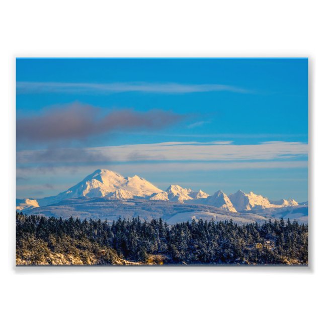 Mount Baker Winter  Photo Print (Front)