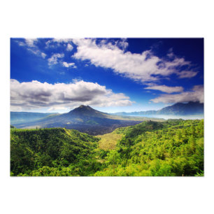Mount Batur Volcano Photo Print