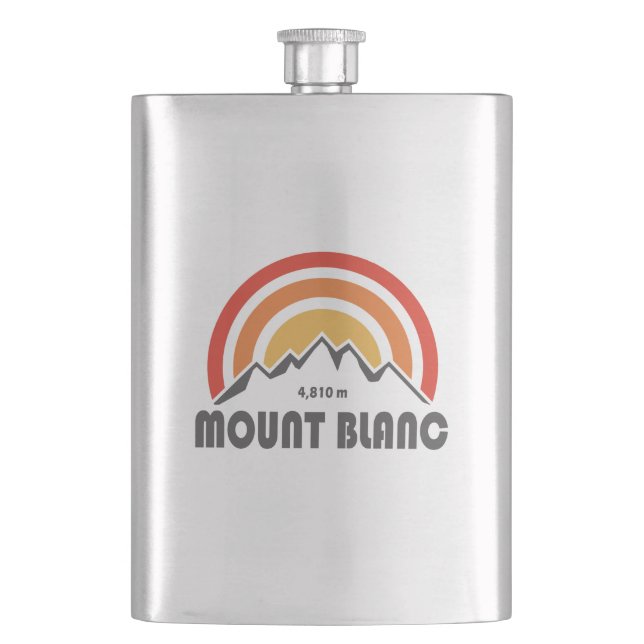 Mount Blanc Hip Flask (Front)