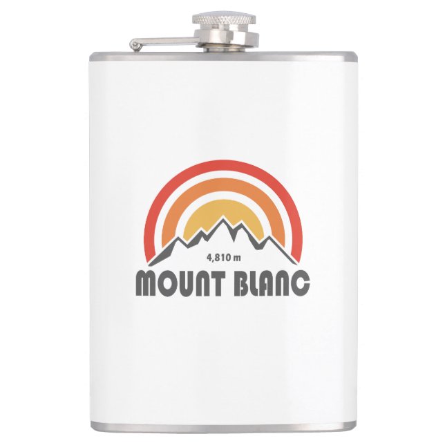 Mount Blanc Hip Flask (Front)
