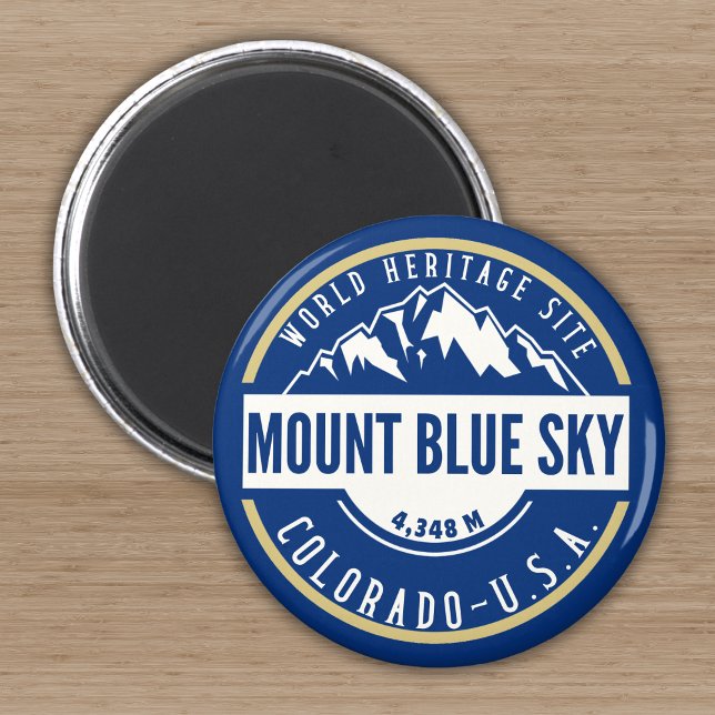 Mount Blue Sky Colorado Elev 4348 m Magnet (Creator Uploaded)