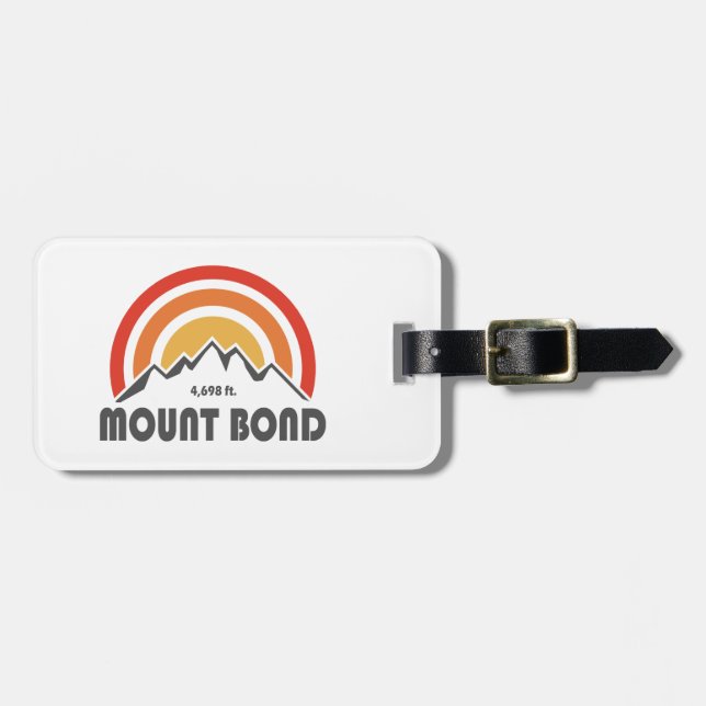 Mount Bond New Hampshire Luggage Tag (Front Horizontal)