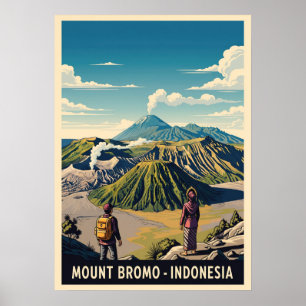 Mount Bromo Indonesia V02 Poster