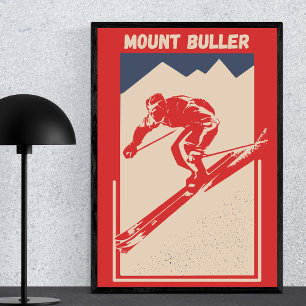 Mount Buller Victorian Alps Australia Ski Resort Poster