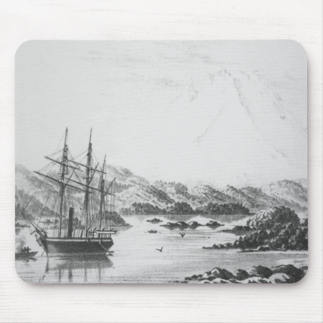 Mount Burney from the Otter Islands Mouse Pad (Front)