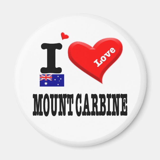 MOUNT CARBINE - I Love Magnet (Front)