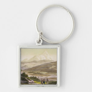 Mount Cayambe, Ecuador, from 'Le Costume Ancien et Key Ring