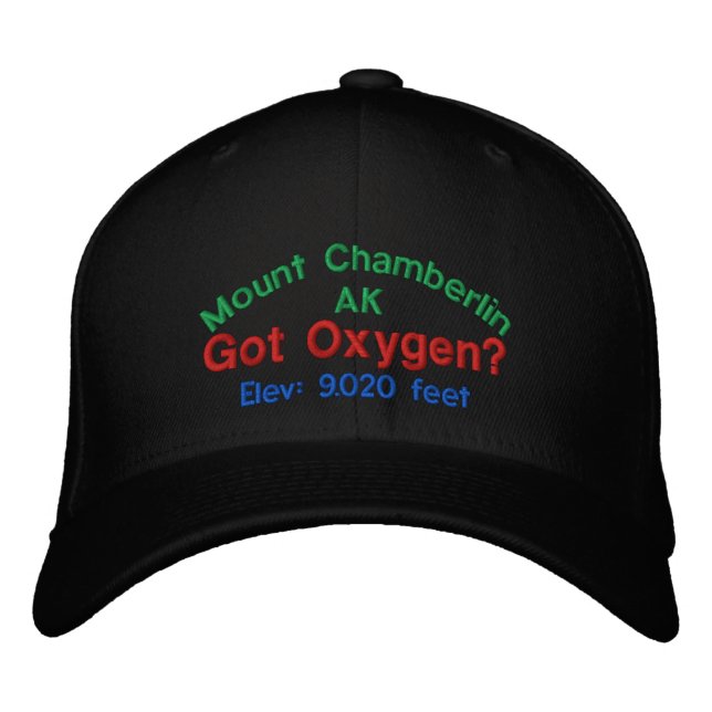 Mount Chamberlin Alaska Elevation Cap (Front)