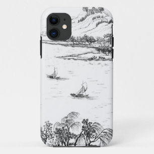 Mount Chang and Lake Chou, from 'Jardins Anglo-Chi iPhone 11 Case