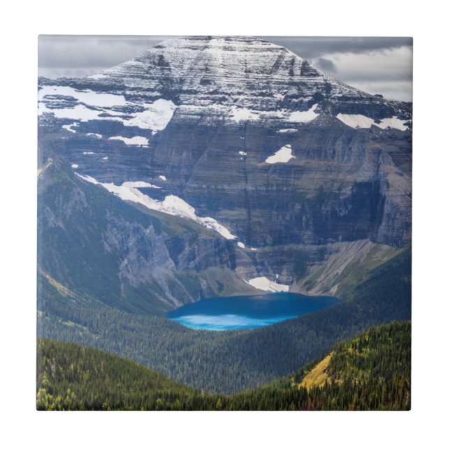 Mount Chapman & Lake Wurdeman Ceramic Tile (Front)