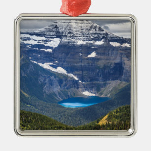 Mount Chapman & Lake Wurdeman Metal Ornament