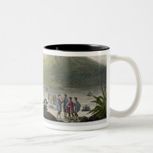 Mount Chimborazo, Ecuador, from 'Le Costume Ancien Two-Tone Coffee Mug