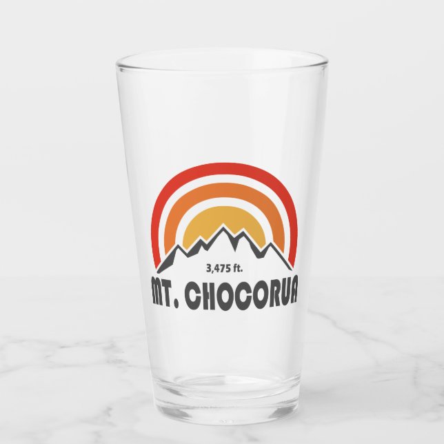 Mount Chocorua New Hampshire Glass (Front)