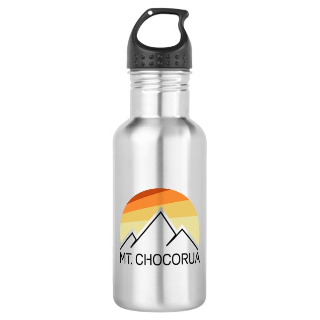 Mount Chocorua New Hampshire Retro 532 Ml Water Bottle (Front)