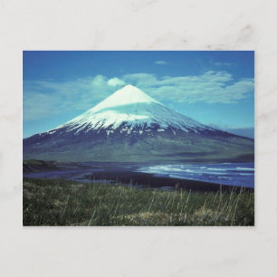 Mount Cleveland Volcano,Islands of Four Mountains, Postcard