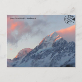 Mount Cook (Aoraki) (Neuseeland) Postkarte Postcard