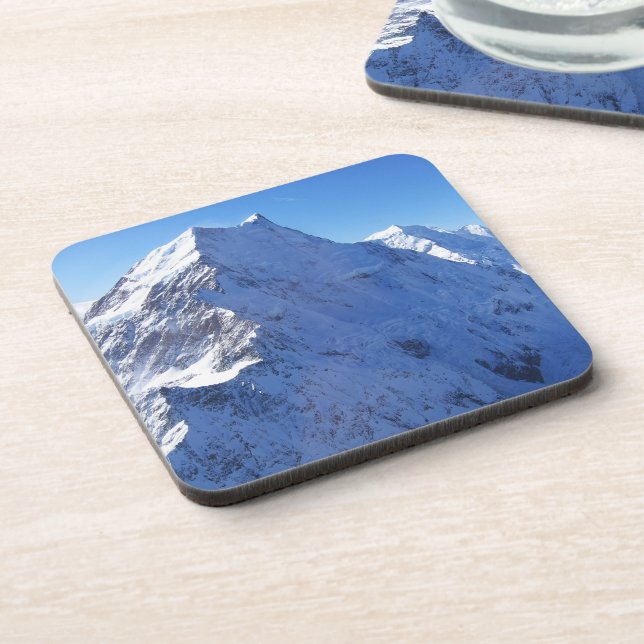 Mount Cook (Aoraki) Peak, New Zealand Coaster (Left Side)