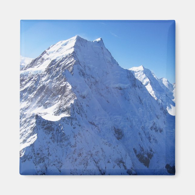 Mount Cook (Aoraki) Peak, New Zealand Magnet (Front)