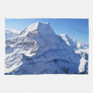 Mount Cook (Aoraki) Peak, New Zealand Tea Towel