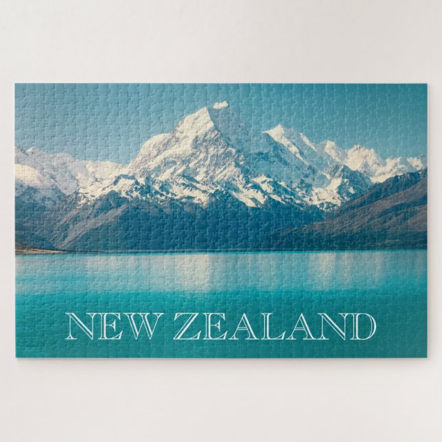 mount cook green jigsaw puzzle (Horizontal)
