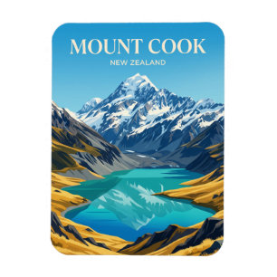 Mount Cook National Park New Zealand Magnet