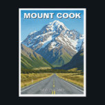 Mount Cook National Park New Zealand Travel Postcard<br><div class="desc">Mount Cook National Park, also known as Aoraki/Mount Cook National Park, is one of New Zealand’s most breathtaking natural wonders. Located in the South Island’s Canterbury region, the park is home to Aoraki/Mount Cook, the country’s tallest mountain at 3, 724 metres (12, 218 feet). The landscape is dominated by dramatic...</div>