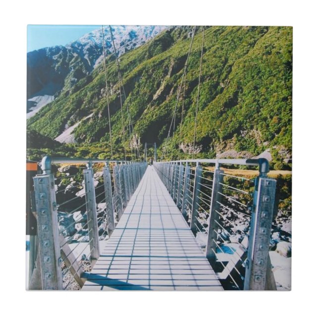 Mount Cook - New Zealand Ceramic Tile (Front)