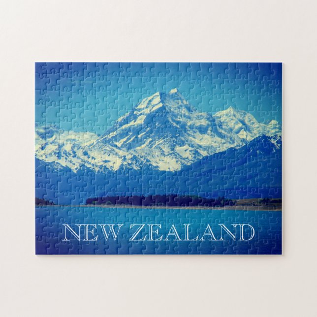 mount cook new zealand jigsaw puzzle (Horizontal)