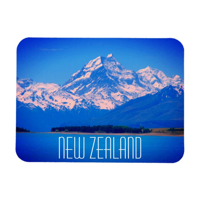 mount cook new zealand magnet (Horizontal)