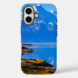 Mount Cook Overlooking Lake Pukaki, NZ iPhone 16 Case