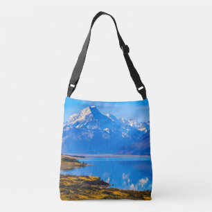 Mount Cook Overlooking Lake Pukaki, NZ Crossbody Bag