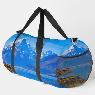 Mount Cook Overlooking Lake Pukaki, NZ Duffle Bag