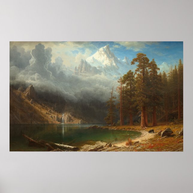 Mount Corcoran - Albert Bierstadt Fine Art Poster (Front)