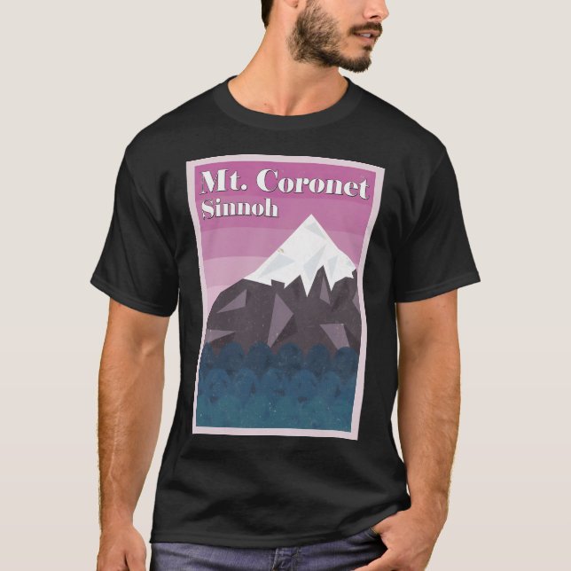 Mount Coronet (Grunge Texture) T-Shirt (Front)