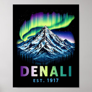 Mount Denali Alaska Mountain Denali National Park Poster
