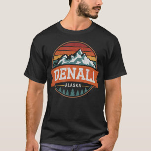 Mount Denali Alaska Mountaineer Climbing National T-Shirt