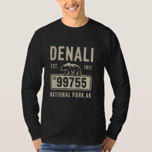 Mount Denali Souvenir Alaska Mountain National Par T-Shirt