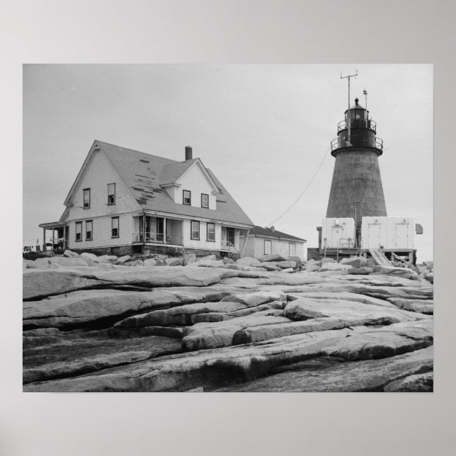 Mount Desert Rock Light Station Poster (Front)