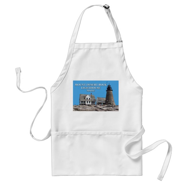 Mount Desert Rock Lighthouse, Maine Standard Apron (Front)