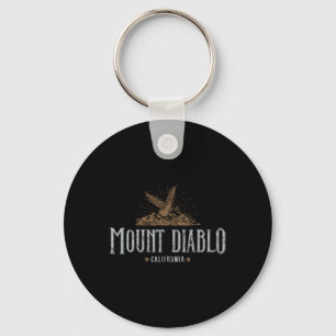 Mount Diablo California Mountains Camp Hiking Eagl Key Ring