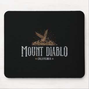 Mount Diablo California Mountains Camp Hiking Eagl Mouse Pad