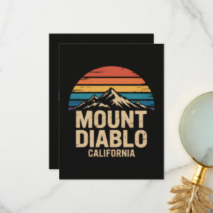 Mount Diablo California Thank You Card
