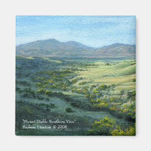 "Mount Diablo Southern View" Magnet