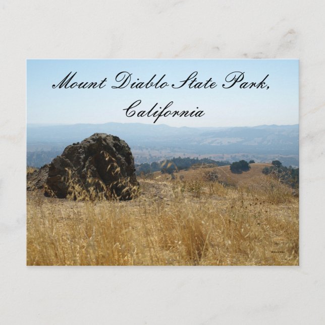 Mount Diablo State Park,... Postcard (Front)