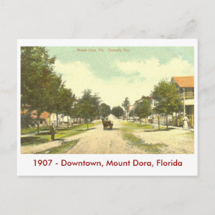 Mount Dora, FL - Downtown - 1907 Postcard