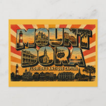 Mount Dora Florida Antique Capital Vintage Art