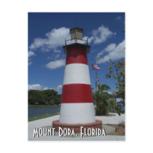 Mount Dora Florida lighthouse post card photo
